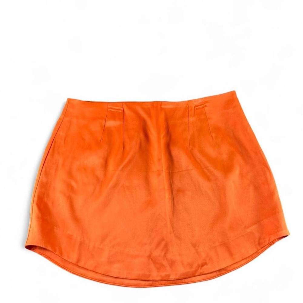 Orange Mini Skirt